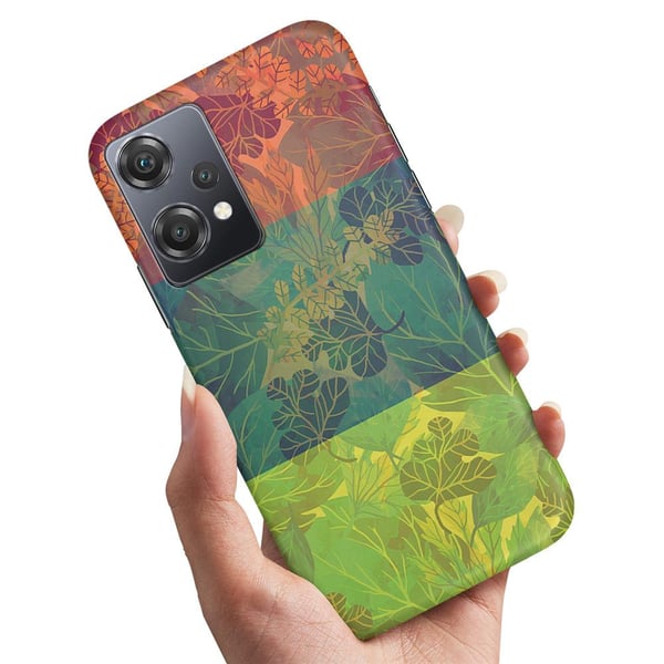 Cover / Mobilcover til OnePlus Nord CE 2 Lite 5G - Bladmønster