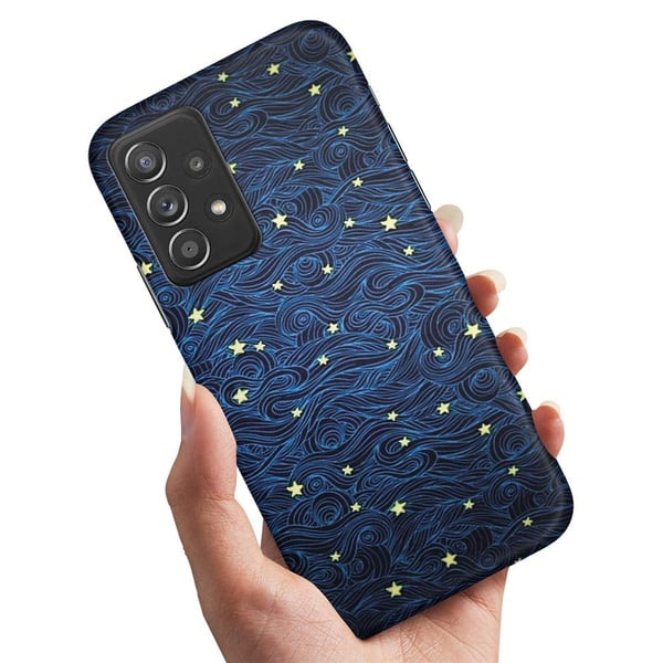 Cover / Mobilcover til Samsung Galaxy A13 4G - Stjernemønster