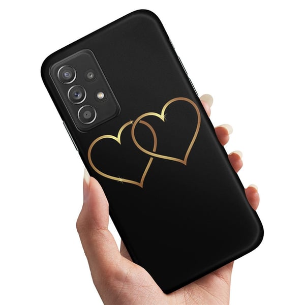 Deksel / Mobildeksel til Samsung Galaxy A13 4G - Double Hearts