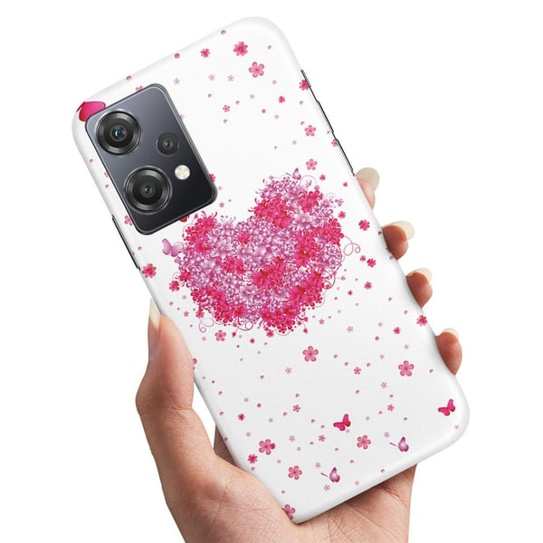 Cover / Mobilcover til OnePlus Nord CE 2 Lite 5G - Blomsterhjerte