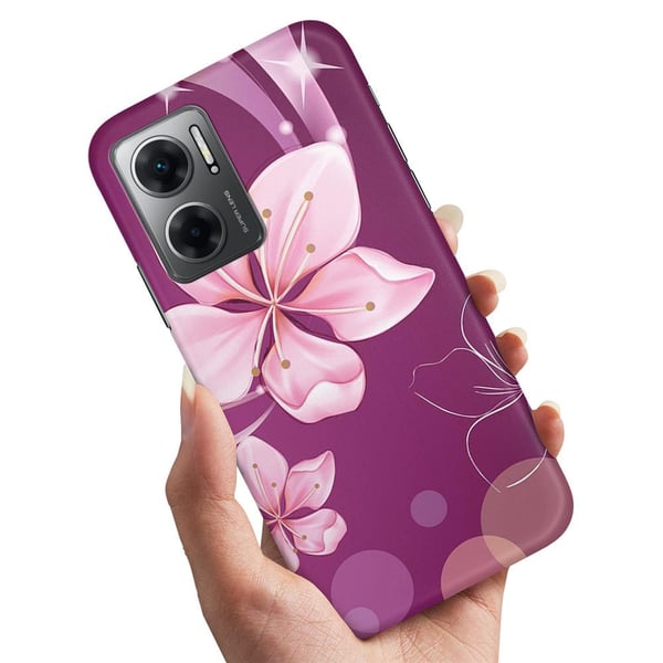 Cover / Mobilcover til Xiaomi Redmi 10 5G - Hvid Blomst