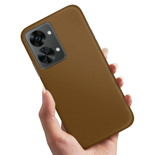 Deksel / Mobildeksel til OnePlus Nord 2T - Brun