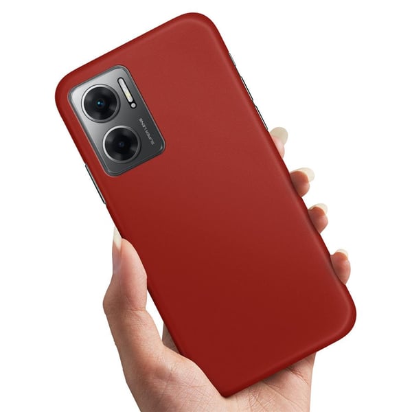 Cover / Mobilcover til Xiaomi Redmi 10 5G - Mørkrød