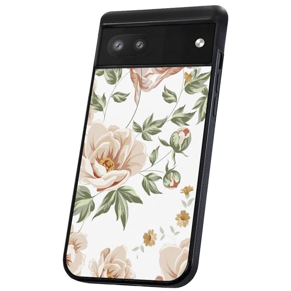 Google Pixel 6A - Skal/Mobilskal Blommönster