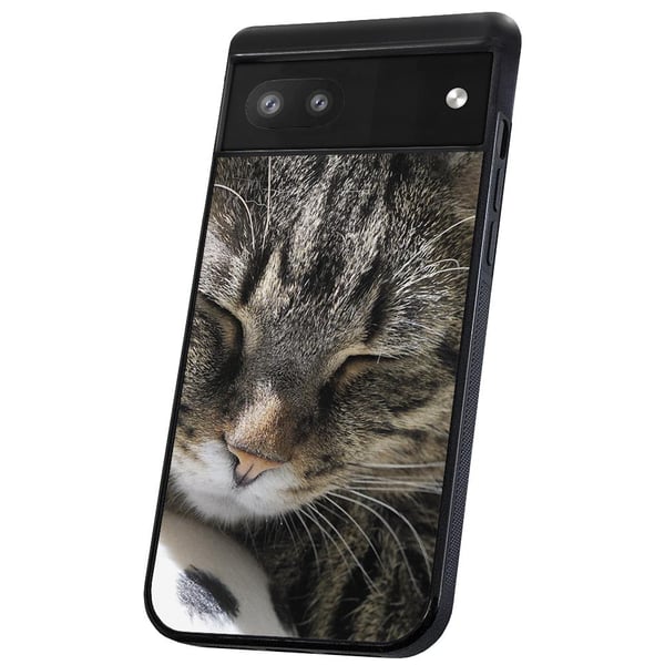 Google Pixel 6A - Skal/Mobilskal Sovande Katt