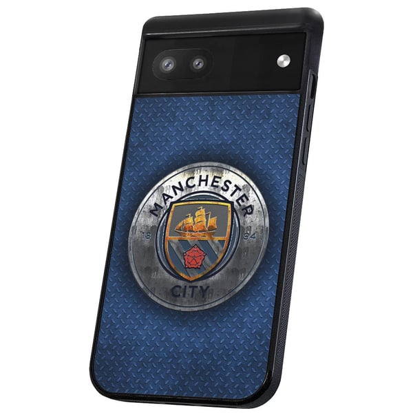 Google Pixel 6A - Cover/Mobilcover Manchester City