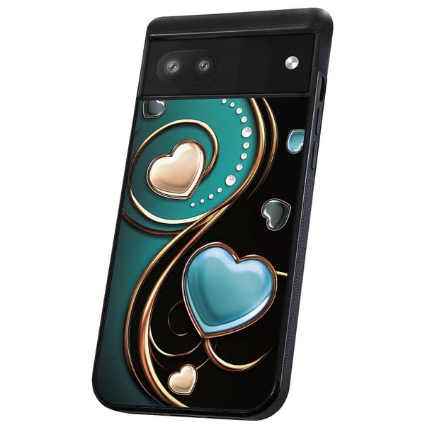 Google Pixel 6 - Cover/Mobilcover Hjerter