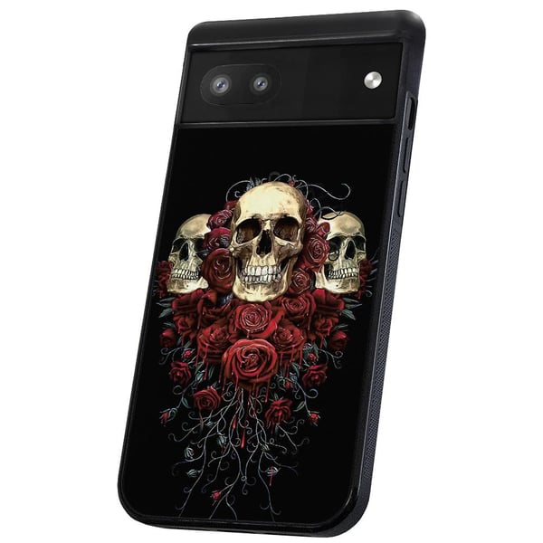 Google Pixel 6A - Kuoret/Suojakuori Skulls