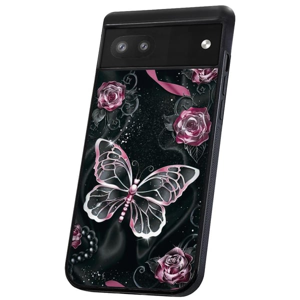 Google Pixel 6A - Cover/Mobilcover Sommerfugle