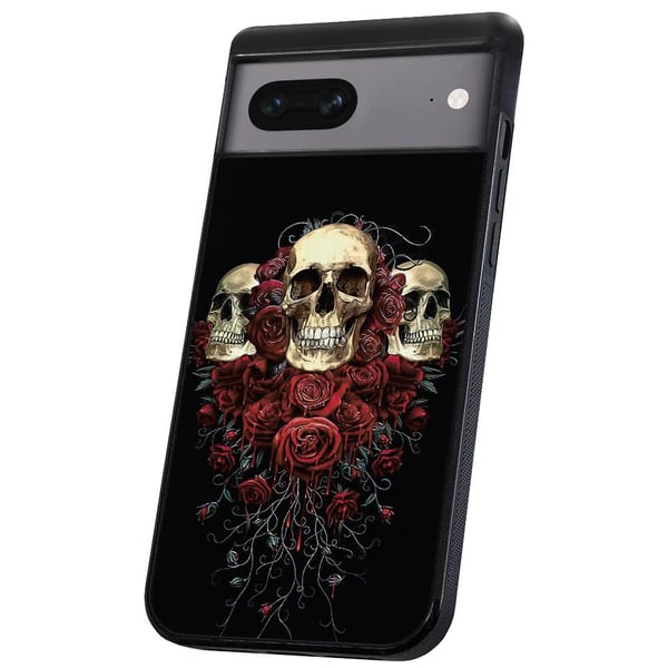Google Pixel 7 - Cover/Mobilcover Skulls