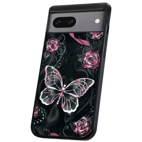 Google Pixel 7 - Cover/Mobilcover Sommerfugle