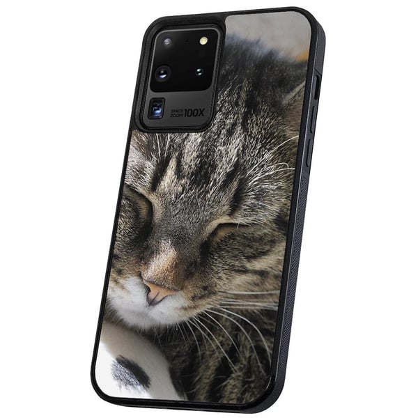 Samsung Galaxy S20 Ultra - Deksel/Mobildeksel Sovende Katt