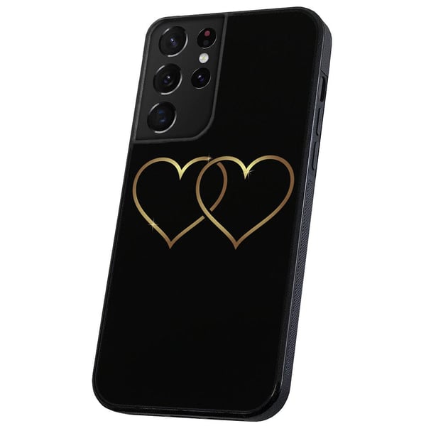Samsung Galaxy S21 Ultra - Deksel/Mobildeksel Double Hearts
