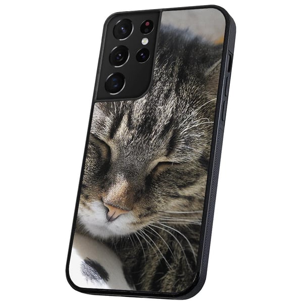 Samsung Galaxy S21 Ultra - Cover/Mobilcover Sovende Kat