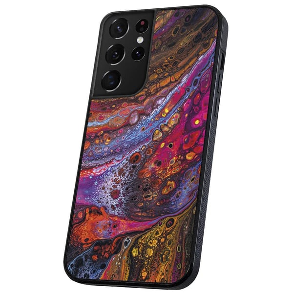 Samsung Galaxy S21 Ultra - Cover/Mobilcover Psykedelisk