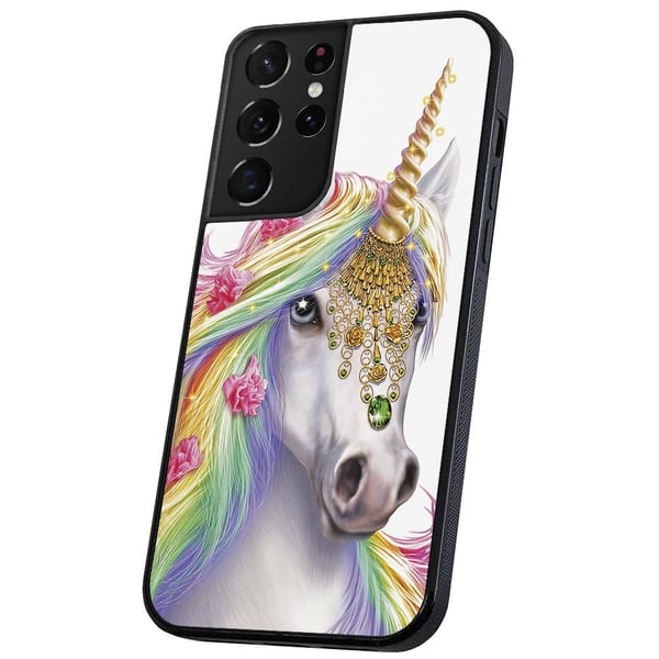 Samsung Galaxy S21 Ultra - Deksel/Mobildeksel Unicorn/Enhjørning