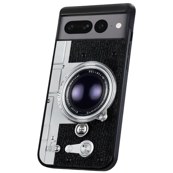Google Pixel 7 Pro - Cover/Mobilcover Retro Kamera