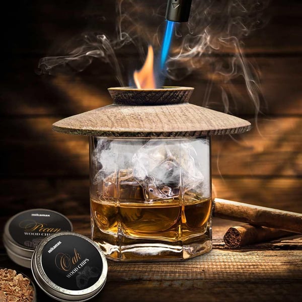 Whiskey Smoker Sæt - Røg din Whisky Whiskey Smoker Sæt - Røg din Whisky