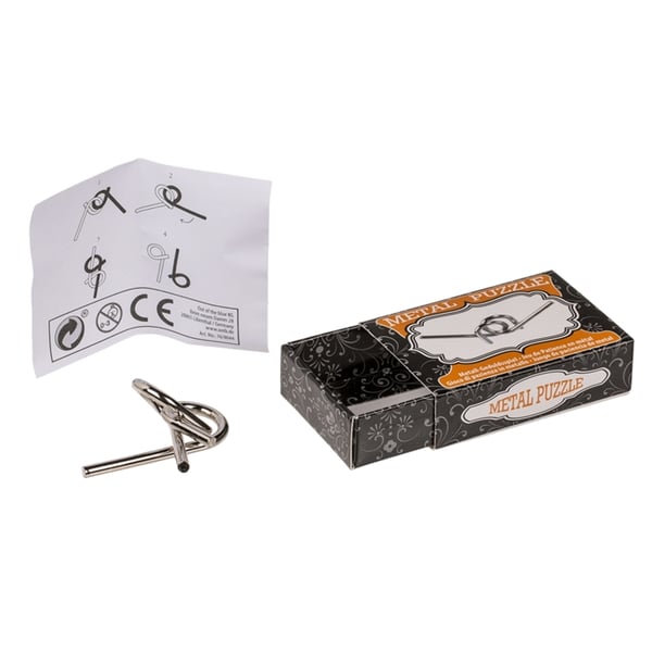 Metallpuslespill - Puslespill - Tankelek / Hjerneøvelse - 2-Pack