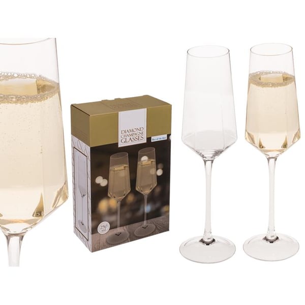 2-Pak Champagneglas - Glas til Champagne - 25 cl 2-Pak Champagneglas - Glas til Champagne - 25 cl