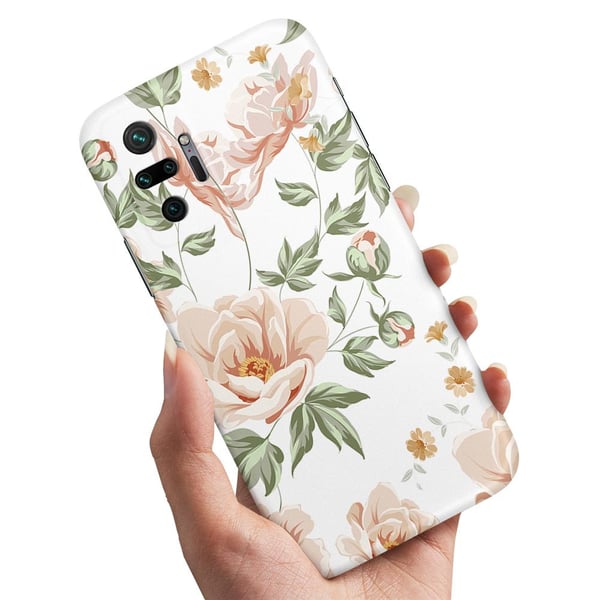 Cover / Mobilcover til Xiaomi Redmi Note 10 Pro - Blomstermønster