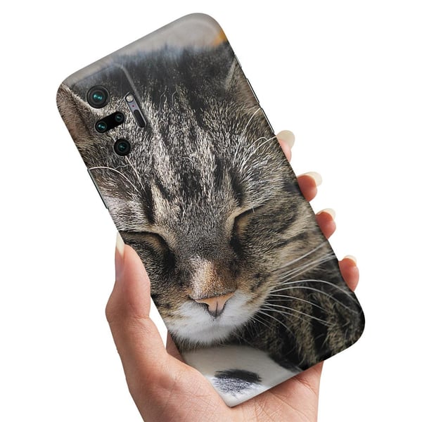 Cover / Mobilcover til Xiaomi Redmi Note 10 Pro - Sovende Kat