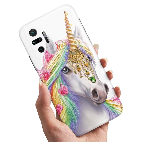 Deksel / Mobildeksel til Xiaomi Redmi Note 10 Pro - Unicorn/Enhjørning