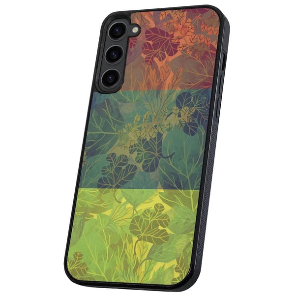 Samsung Galaxy S23 Plus - Cover/Mobilcover Bladmønster