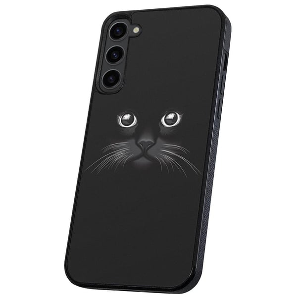 Samsung Galaxy S23 Plus - Deksel/Mobildeksel Svart Katt