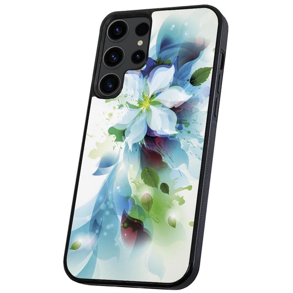 Samsung Galaxy S23 Ultra - Deksel/Mobildeksel Blomst