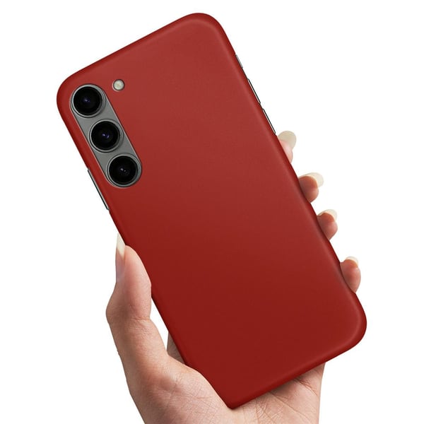 Cover / Mobilcover til Samsung Galaxy S23 - Mørkrød