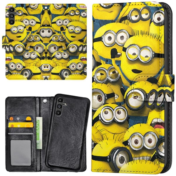 Samsung Galaxy A13 5G/A04s - Lommebok Deksel Minions