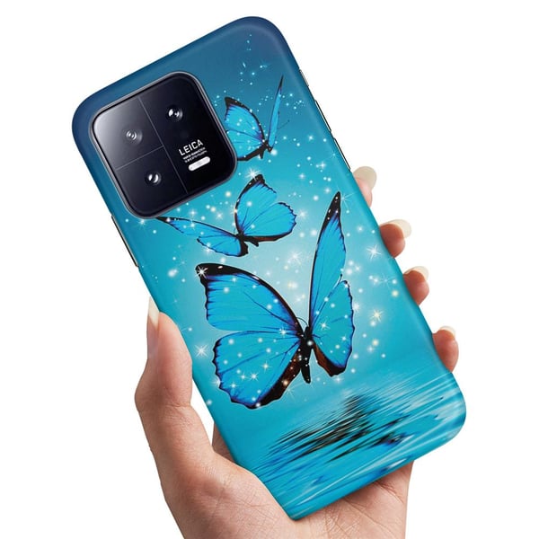 Cover / Mobilcover til Xiaomi 13 Pro - Glitrende Sommerfugle