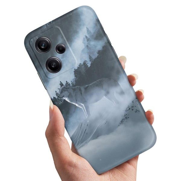 Cover / Mobilcover til Xiaomi Redmi Note 12 Pro 5G - Arctic Wolf