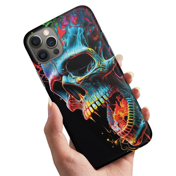 Skal / Mobilskal till iPhone 12 Mini - Skull