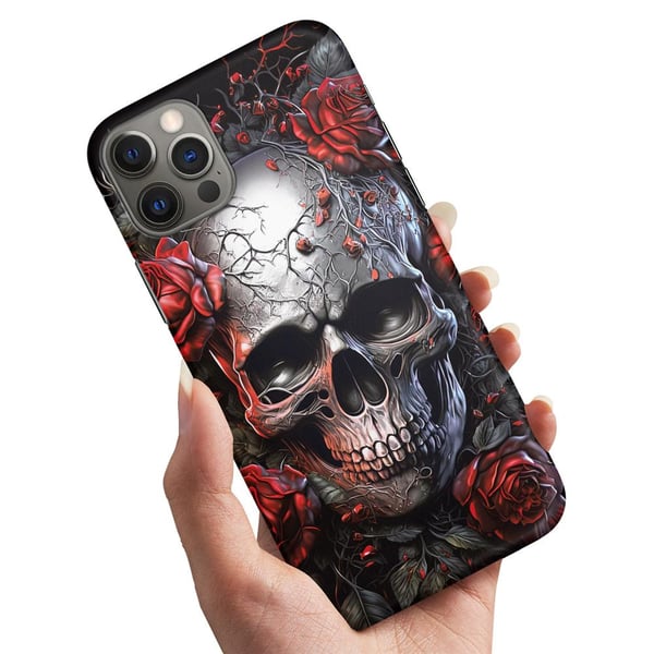 Kuoret / Suojakuoret iPhone 13 Mini - Skull Roses
