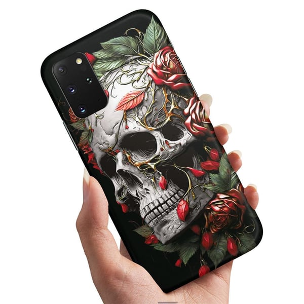 Cover / Mobilcover til Samsung Galaxy S20 Plus - Skull Roses