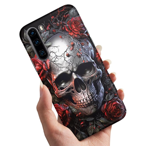 Cover / Mobilcover til OnePlus Nord - Skull Roses