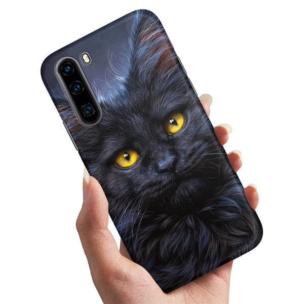 Cover / Mobilcover til OnePlus Nord - Sort Kat