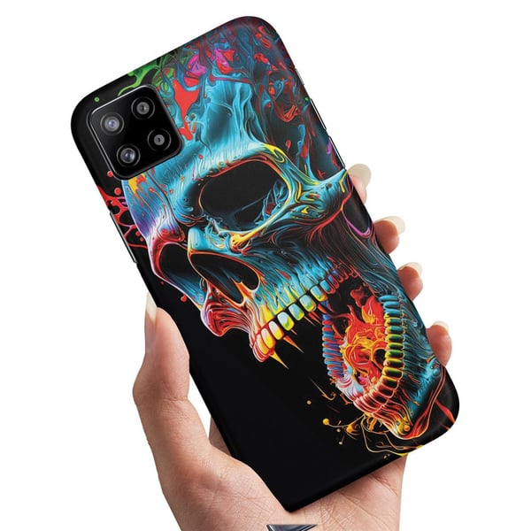 Deksel / Mobildeksel til Samsung Galaxy A22 5G - Skull