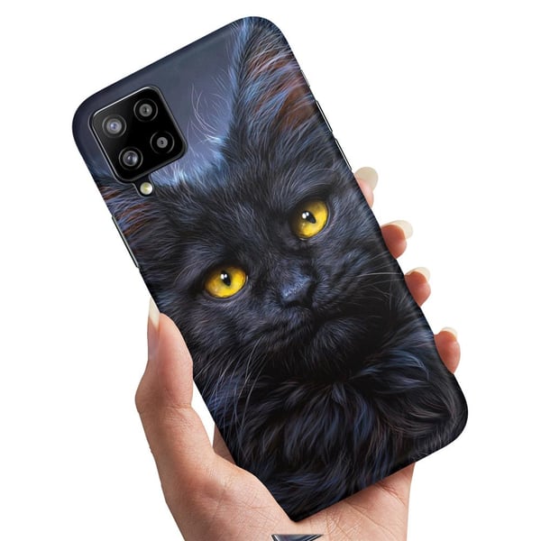 Kuoret / Suojakuoret Samsung Galaxy A42 5G - Musta Kissa