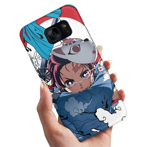 Cover / Mobilcover til Samsung Galaxy S7 Edge - Anime