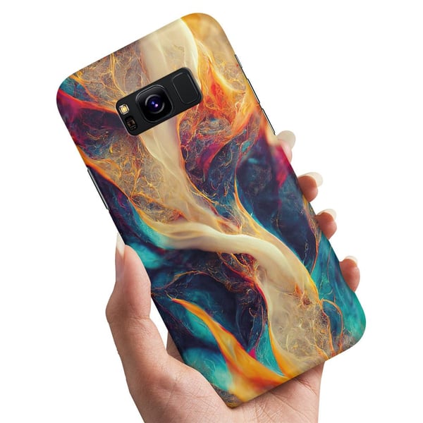 Cover / Mobilcover til Samsung Galaxy S8 Plus - Abstrakt Mønster