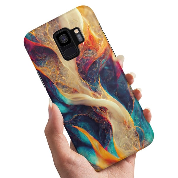 Deksel / Mobildeksel til Samsung Galaxy S9 Plus - Abstrakt Mønster