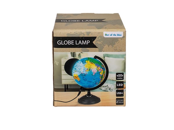 Maapallolamppu / Maapallo LED-Lamppu - 15 cm