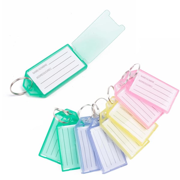 8 Kpl - Avaimenperät / Avainrengas - Merkitse avaimesi