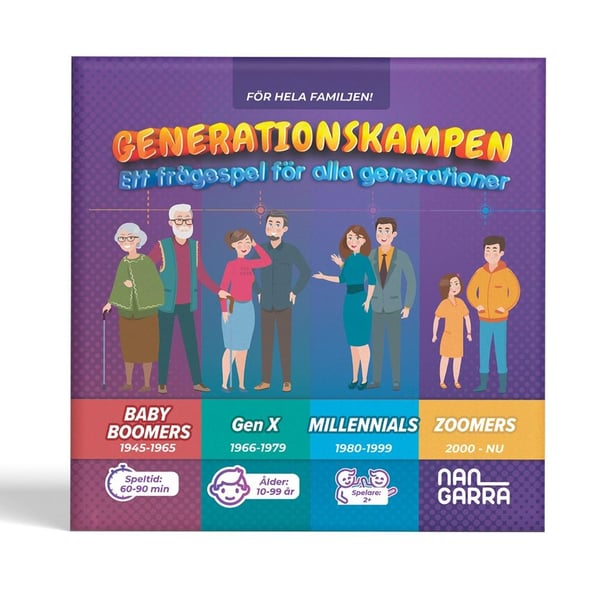 Generasjonskampen - Selskapsspill / Familiespill - Brettspill