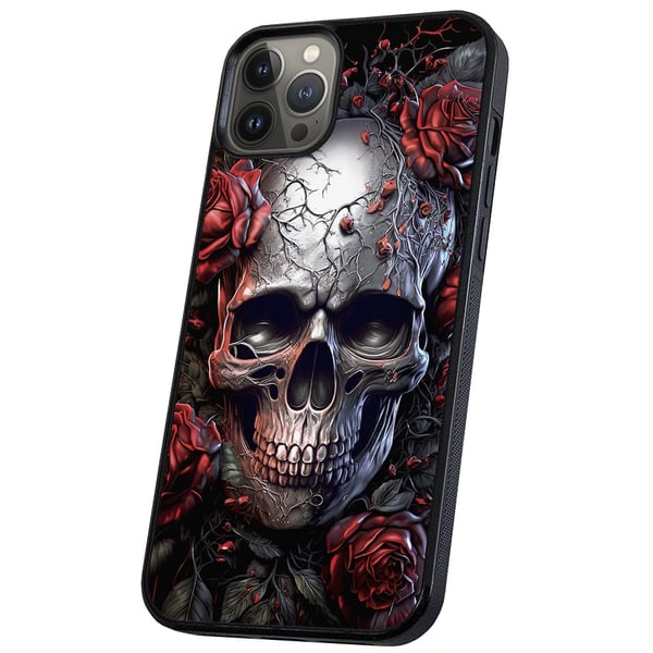 iPhone 11 Pro - Cover/Mobilcover Skull Roses