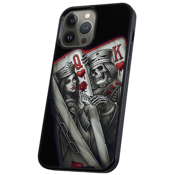 iPhone 13 Pro Max - Kuoret/Suojakuori King Queen Korttipakka