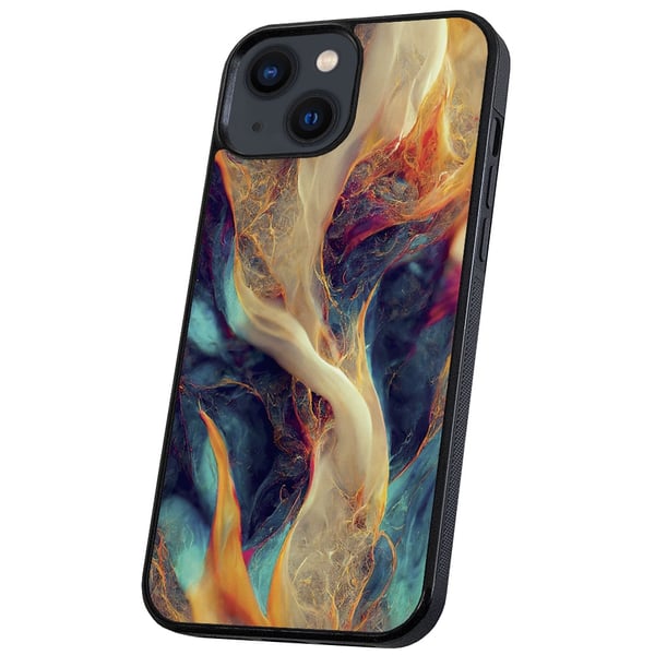 iPhone 14/15 Plus - Cover/Mobilcover Abstrakt Mønster